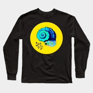 Fish Shell Art 9 Long Sleeve T-Shirt